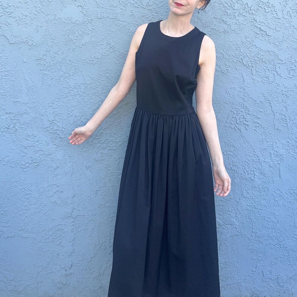 Diane von Furstenberg Vintage Black Dress Womens Medium